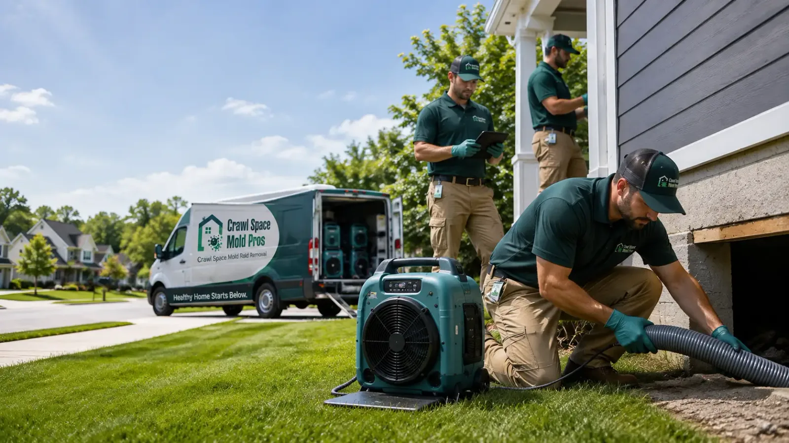 Crawl Space Mold Removal in Rolfe, IA